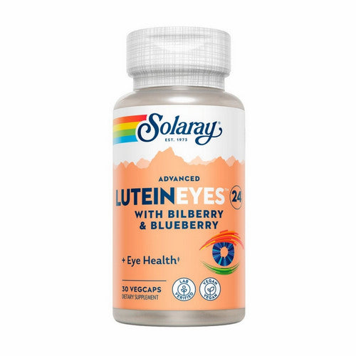 Advanced Lutein Eyes 24 With Bilberry And Blueberry 30 Veg Caps by Solaray