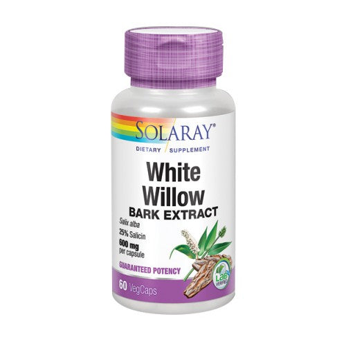 White Willow Bark Extract 60 Veg Caps by Solaray