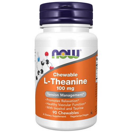 L-Theanine 90 Veg Caps by Now Foods