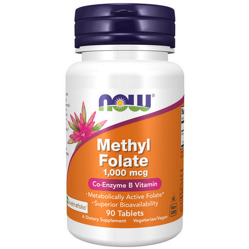 Methyl Folate 90 Tabs by Now Foods