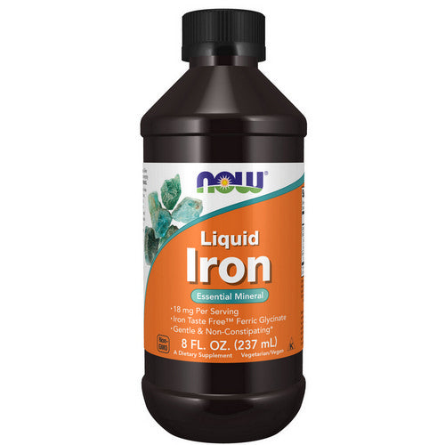 Liquid Iron 8 Oz by Now Foods