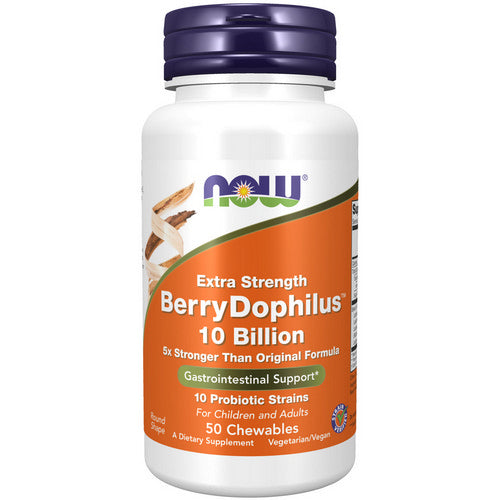 Berry Dophilus 10 Billion 50 Chews by Now Foods