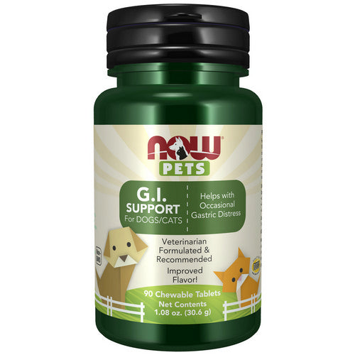 Pets GI Support (Probiotic) 90 Lozenges by Now Foods