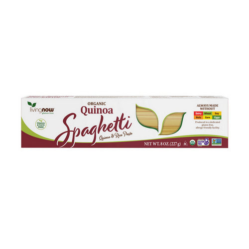 Livingnow Organic Quinoa And Rice Pasta Spaghetti 8 Oz by Now Foods