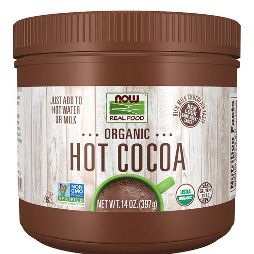 Organic Hot Cocoa 14 Oz by Now Foods