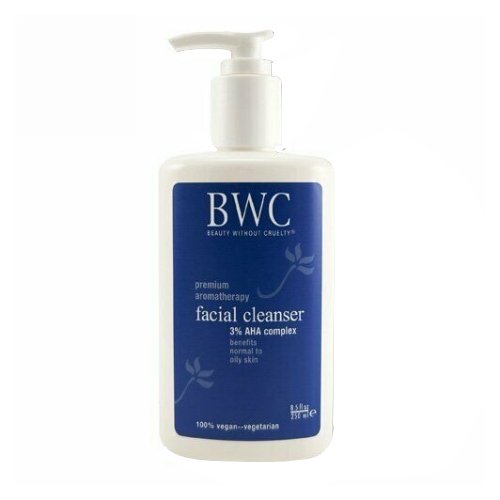 Organic Aromatherapy Facial Cleanser Alpha Hydroxy Complex 8.5 Oz by Beauty Without Cruelty