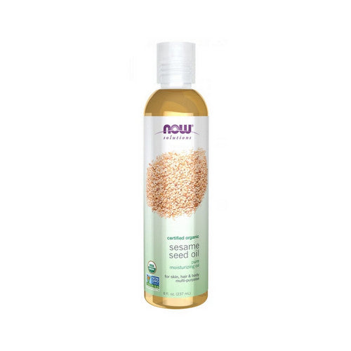Organic Sesame Seed Oil 8 Oz by Now Foods