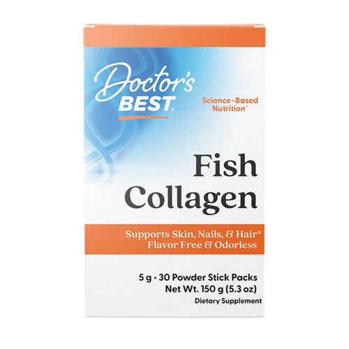 Fish Collagen With Naticol 30 Powder Stick Packs by Doctors Best