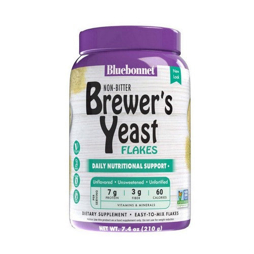 Super Earth Brewer's Yeast Flakes 7.4 oz by Bluebonnet Nutrition