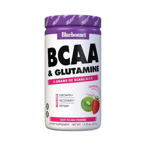 Extreme Edge Bcaa Plus Glutamine Strawberry Kiwi 13.23 oz by Bluebonnet Nutrition