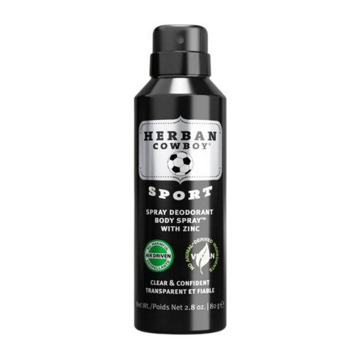 Dry Spray  Deodorant Sport 2.8 Oz by Herban Cowboy