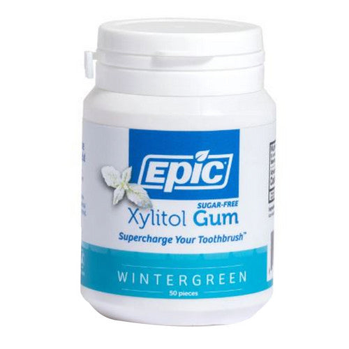 Xylitol Sweetened Gum Winter Green 50 Count by Epic Dental