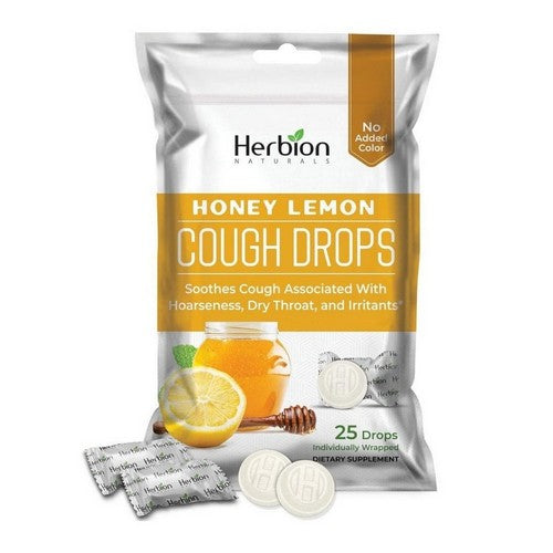 Cough Drops Honey 25 Count by Herbion Naturals