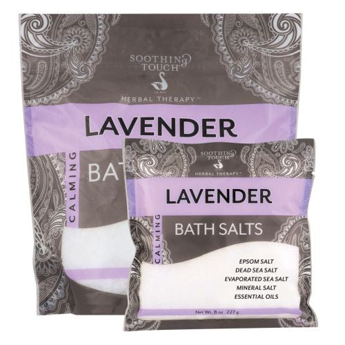 Bath Salts Lavender 32 Oz by Soothing Touch