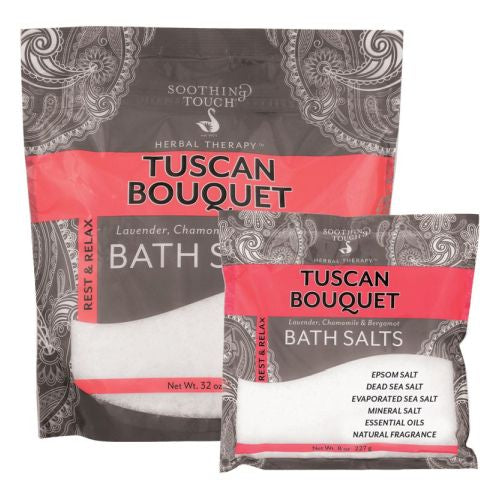 Bath Salts Tuscan Bouquet 32 Oz by Soothing Touch