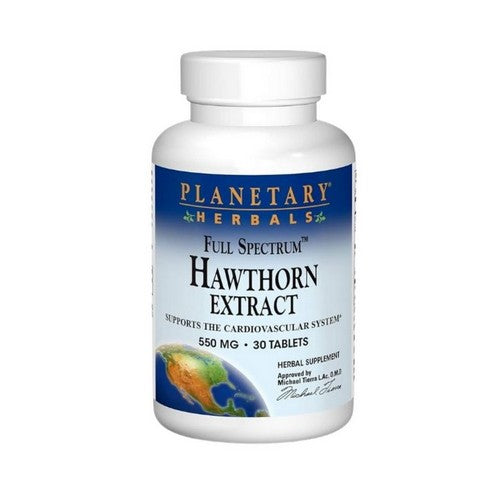 Full Spectrum Hawthorn Extract 30 Tabs by Planetary Herbals