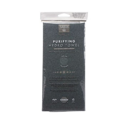 Pure Fx Puryifying Exfoliating Hydro Towel Black 1 Each by Earth Therapeutics