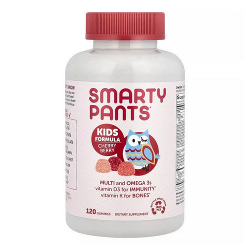 Kids Complete Cherry Berry Gummy Vitamins 120 Count by SmartyPants