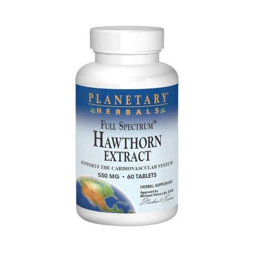 Full Spectrum Hawthorn Extract 60 Tabs by Planetary Herbals