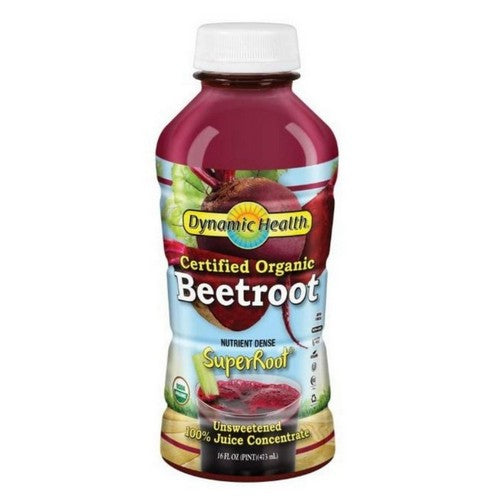 Organic 100% Beet Juice 16 Oz by Dynamic Health Laboratories