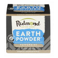 Earthpowder All Natural Tooth and Gum Powder Peppermint Chrcoal 1.8 Oz by Redmond