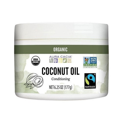 Organic Coconut Oil 6.25 Oz by Aura Cacia
