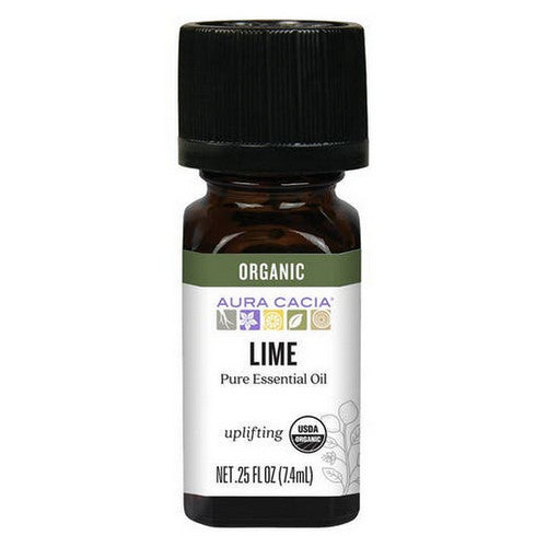 Organic Essential Oil Lime 0.25 Oz by Aura Cacia