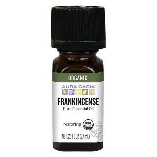 Organic Essential Oil Frankincense 0.25 Oz by Aura Cacia