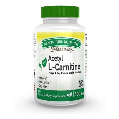 Acetyl L-Carnitine 60 Veg  Caps by Health Thru Nutrition