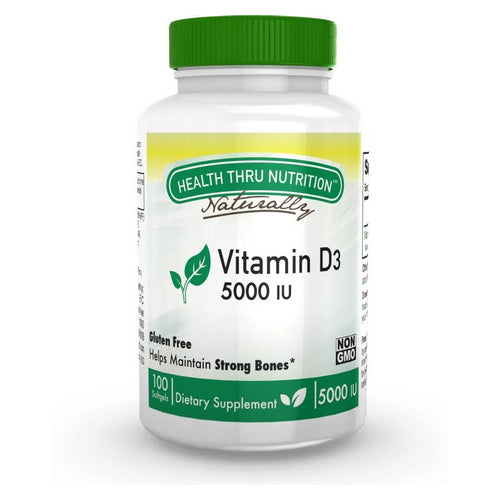 Vitamin D3 100 Softgel by Health Thru Nutrition