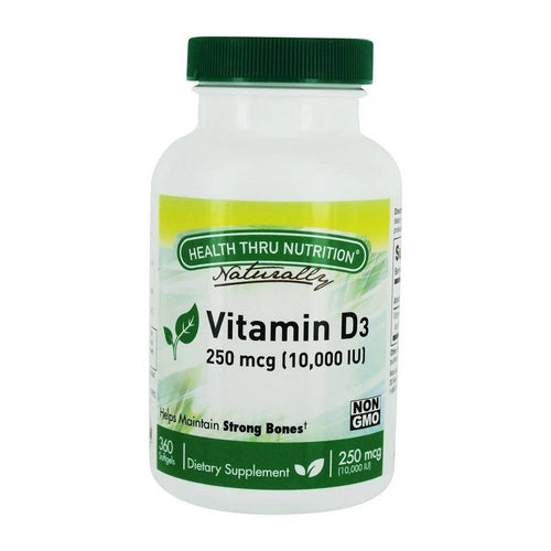 Vitamin D3 360 Softgel by Health Thru Nutrition