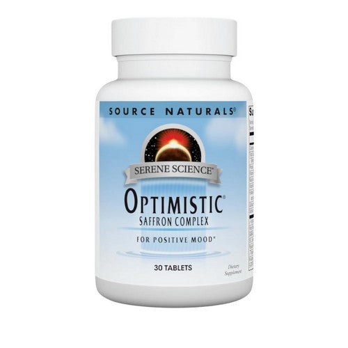 Serene Science Optimistic 30 Tabs by Source Naturals