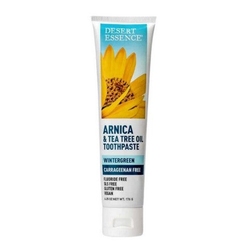 Arnica And Tea Tree Oil Toothpaste Wintergreen 6.25 Oz by Desert Essence
