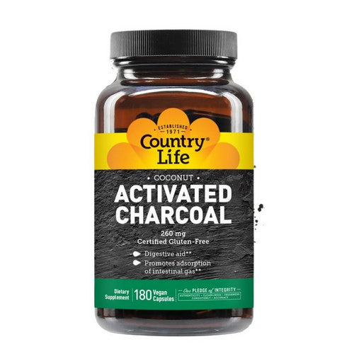 Activated Charcoal 180 Caps by Country Life