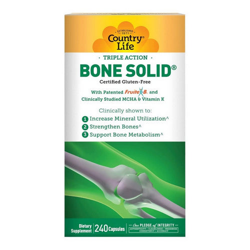 Bone Solid 240 Caps by Country Life