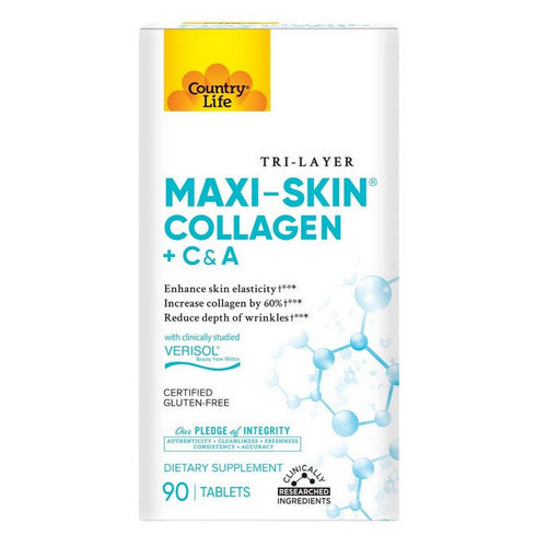 Maxi Skin Collagen 90 Tabs by Country Life