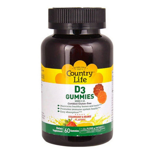 D3 Gummies 60 Count by Country Life