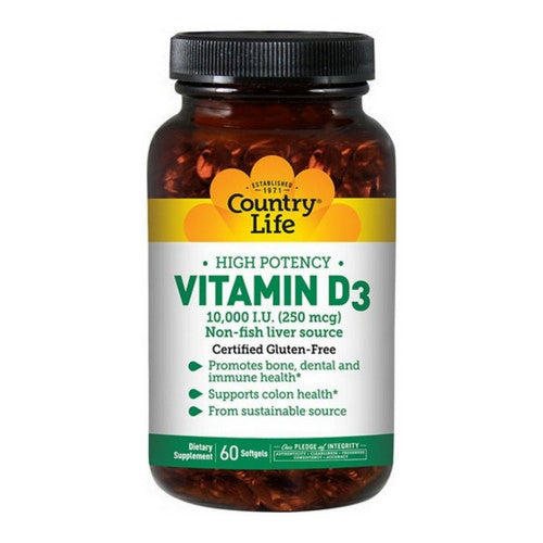 Vitamin D3 60 Tabs by Country Life