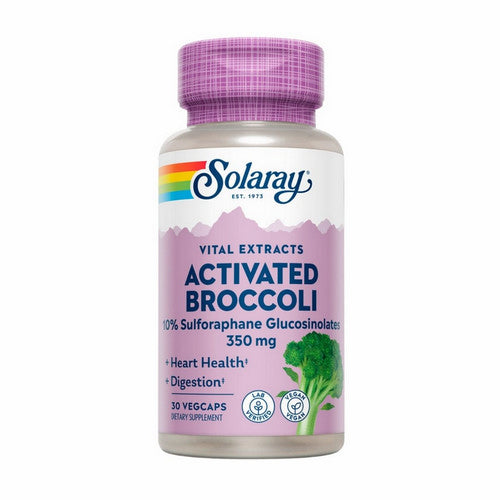 Vital Extracts Activated Broccoli 30 Veg Caps by Solaray