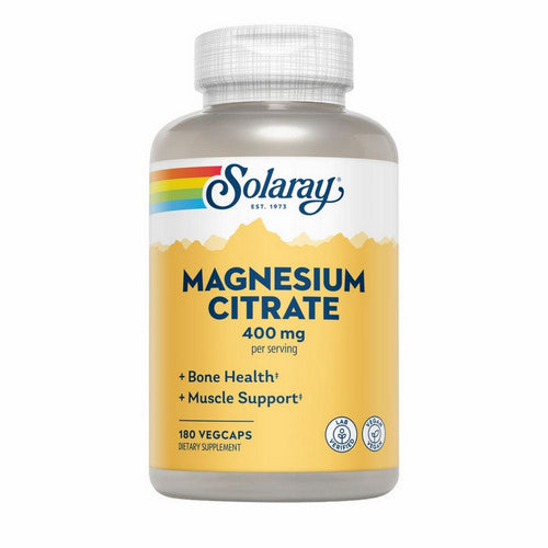 Magnesium Citrate 180 Veg Caps by Solaray