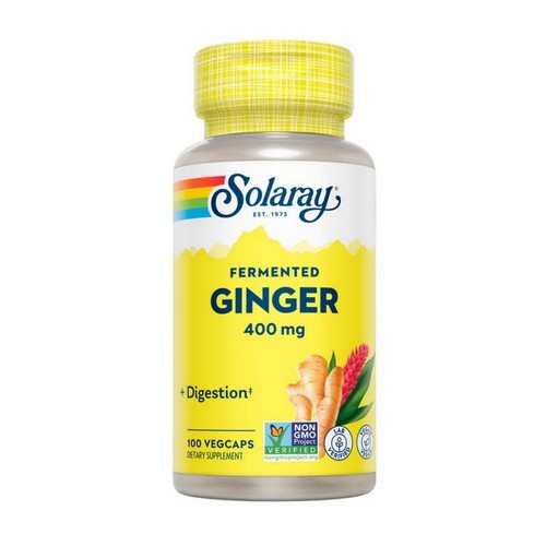 Fermented Ginger 100 Veg Caps by Solaray