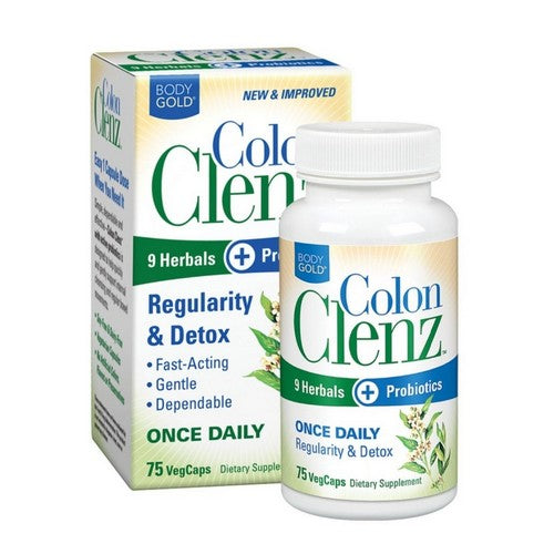 Colon Clenz 75 Veg Caps by Body Gold
