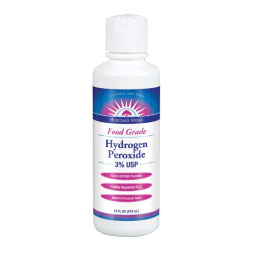 Hydrogen Peroxide Fragrance Free 16 Oz by Heritage Store