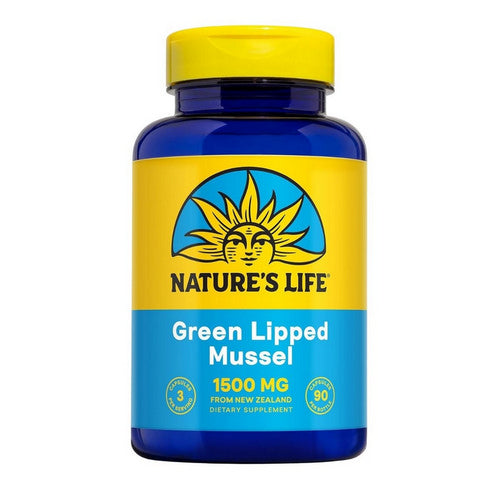 New Zealand Green Lipped Mussel 90 Caps by Nature's Life