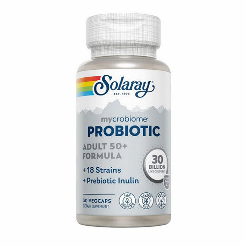 Adult 50+ Formula 30 Billion 30 Veg Caps by Solaray