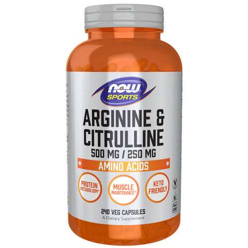 Arginine Citrulline 240 Veg Caps by Now Foods