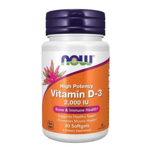 Vitamin D-3 30 Softgels by Now Foods