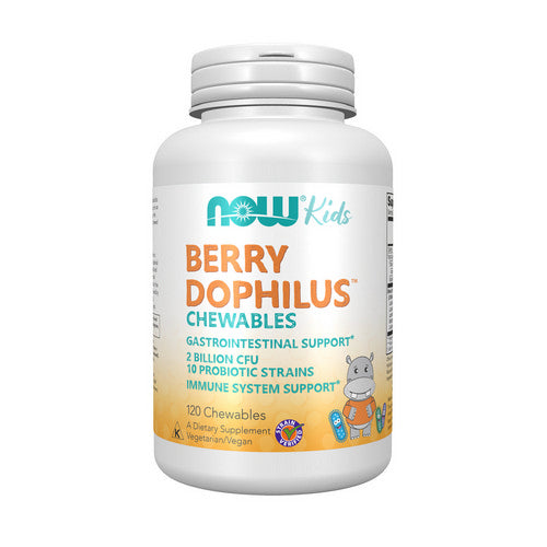 Berrydophilus Kids 120 Chewables by Now Foods