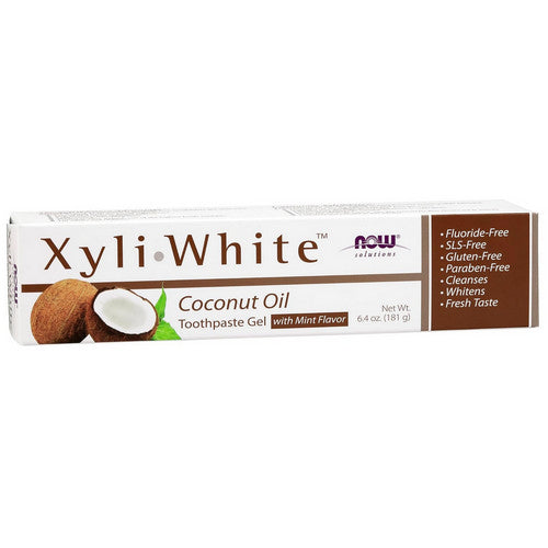 XyliWhite Coconut Oil Toothpaste Gel 6.4 Oz by Now Foods