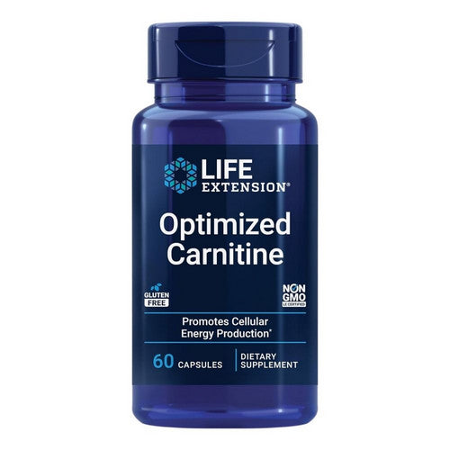 Optimized Carnitine 60 Veg Caps by Life Extension